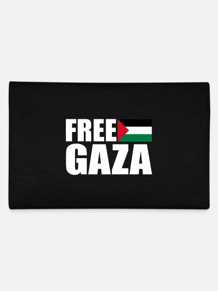 Free gaza - Federtasche - Schwarz - Hinten