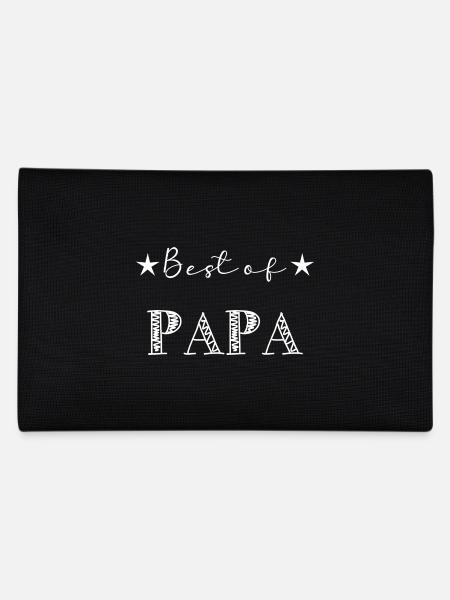 BEST OF. DAD. HAPPY BIRTHDAY DAD. DAD. FEAST. FATHER - Pencil Case - black - Back