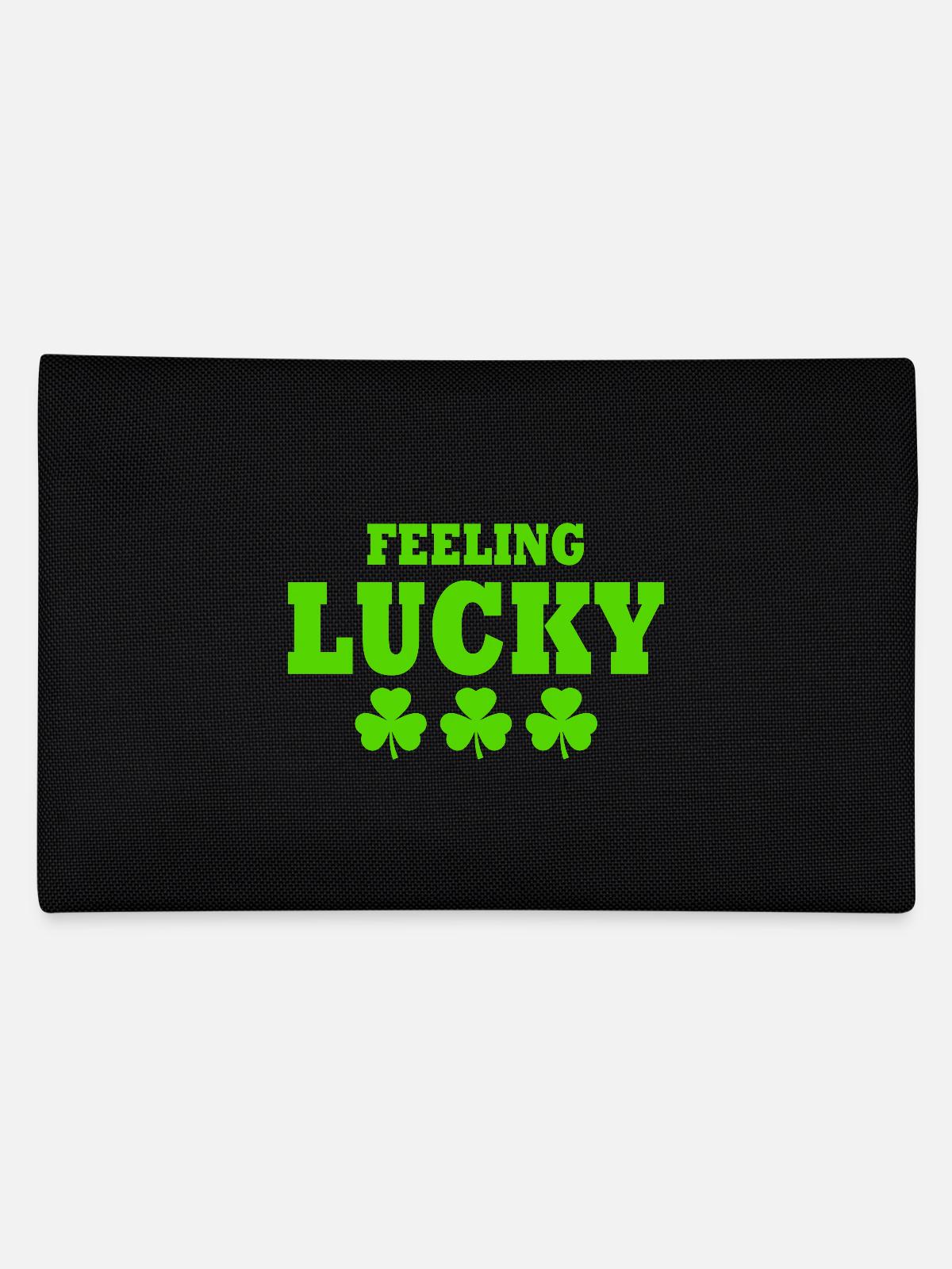 feeling lucky - Pencil Case - black - Back
