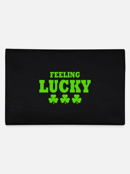 feeling lucky - Pencil Case - black - Back