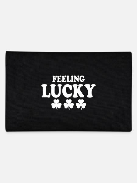 feeling lucky - Federtasche - Schwarz - Hinten