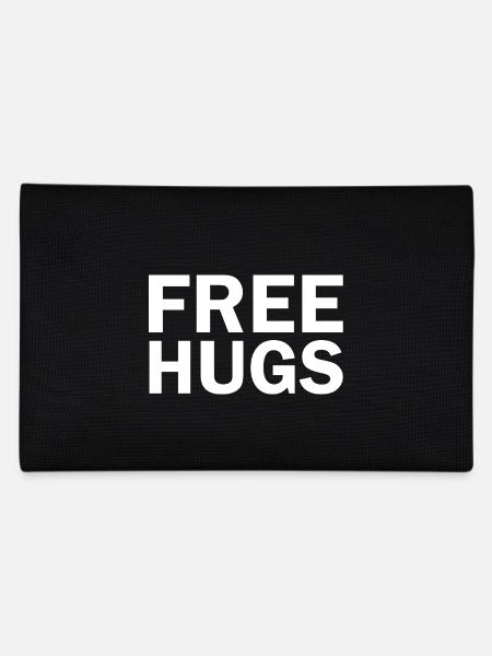 Free hugs - Federtasche - Schwarz - Hinten