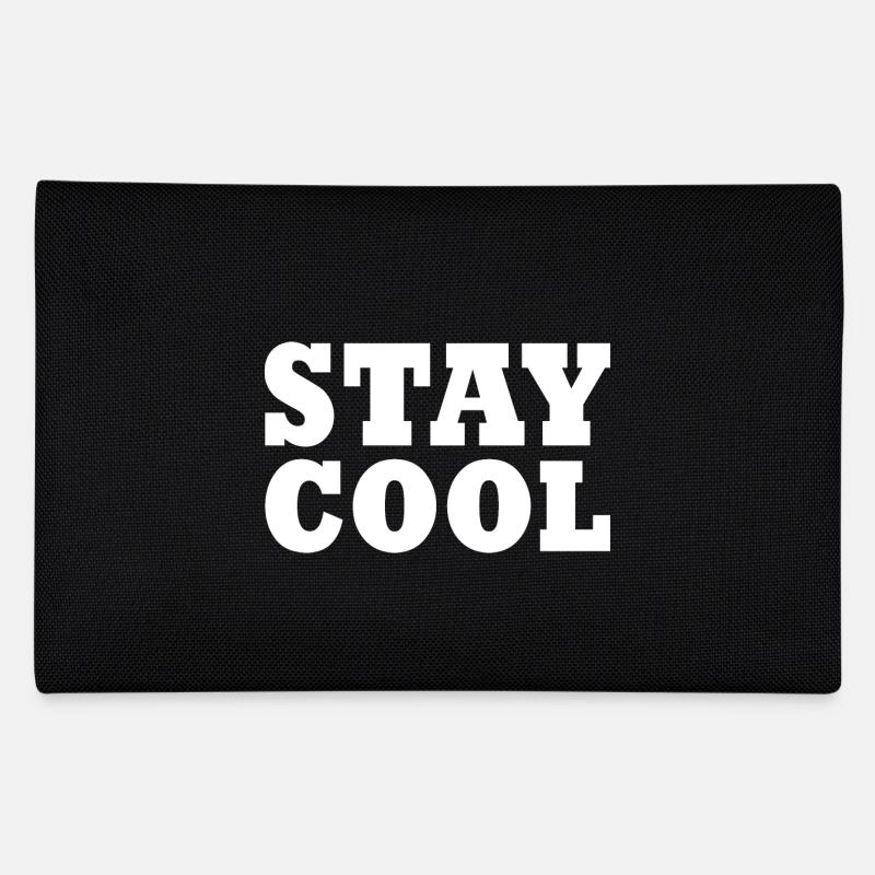 Stay cool - Federtasche - Schwarz