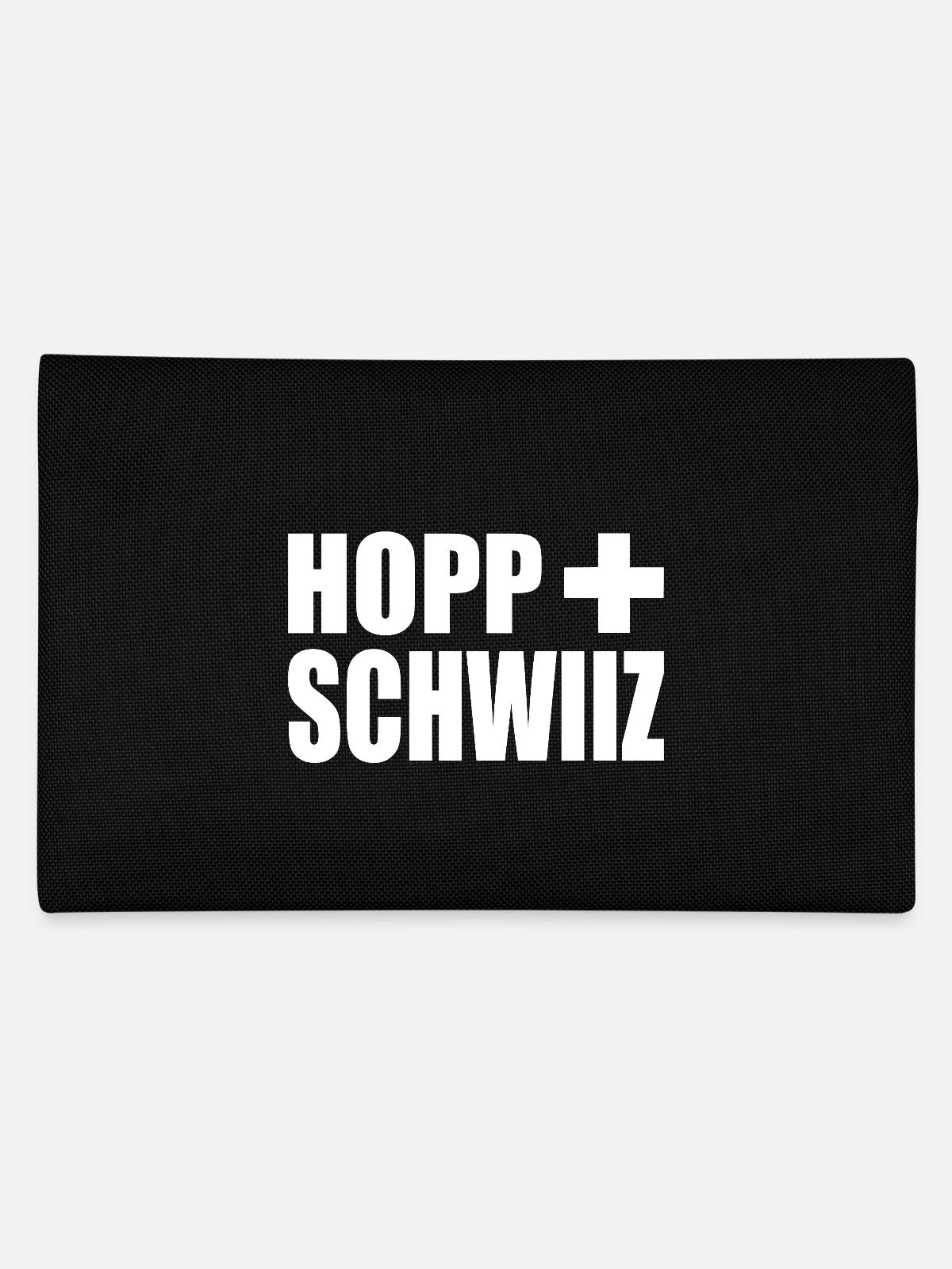 Hopp schwiiz - Pencil Case - black - Back