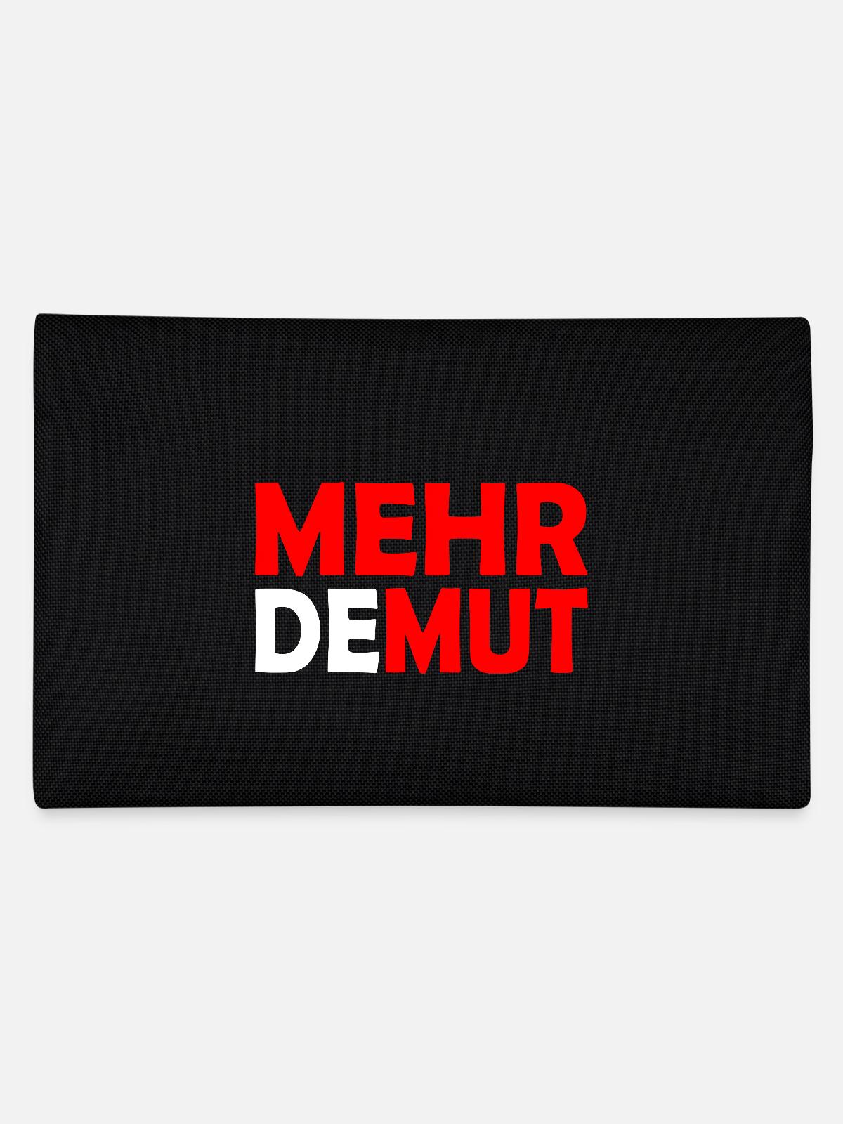 Demut - Federtasche - Schwarz - Hinten