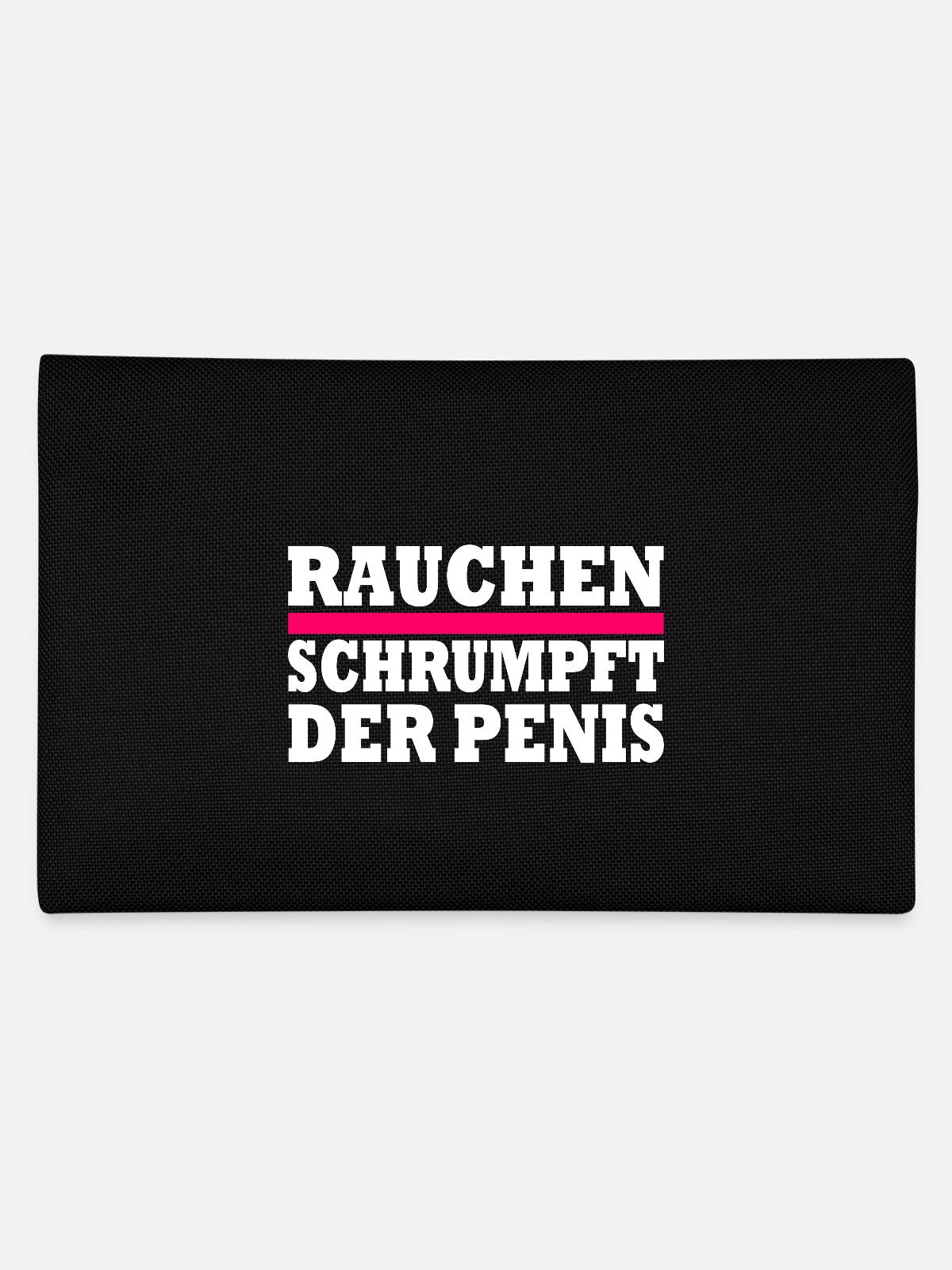 rauchen schrumpft der penis - Federtasche - Schwarz - Hinten