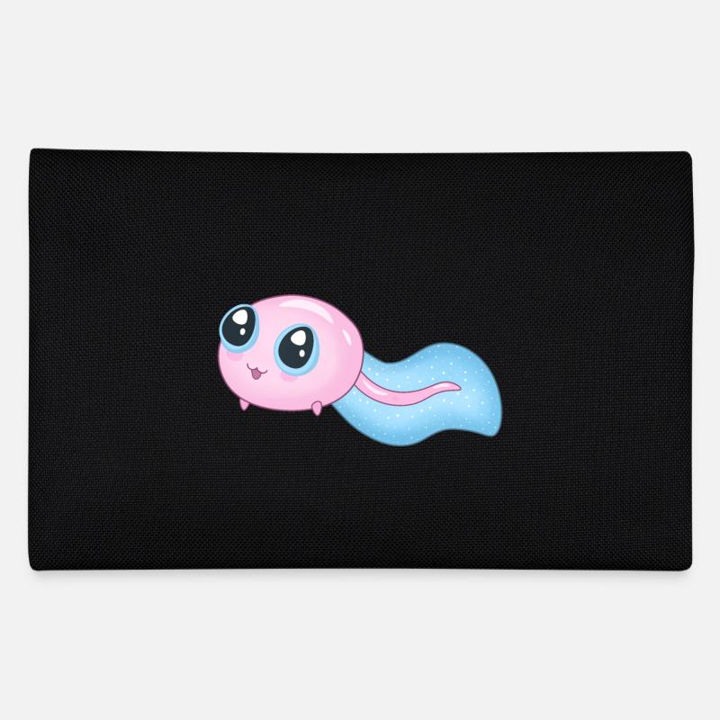 Cute Cyan Tadpole Pencil Case