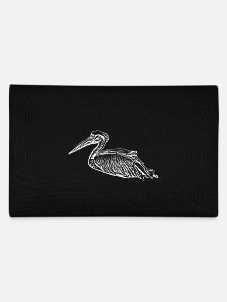 Pélicans Oiseaux Oiseaux Pelecanus - Trousse - noir - Dos