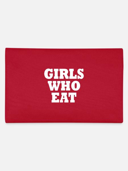 Girls who eat - Federtasche - Rot - Hinten