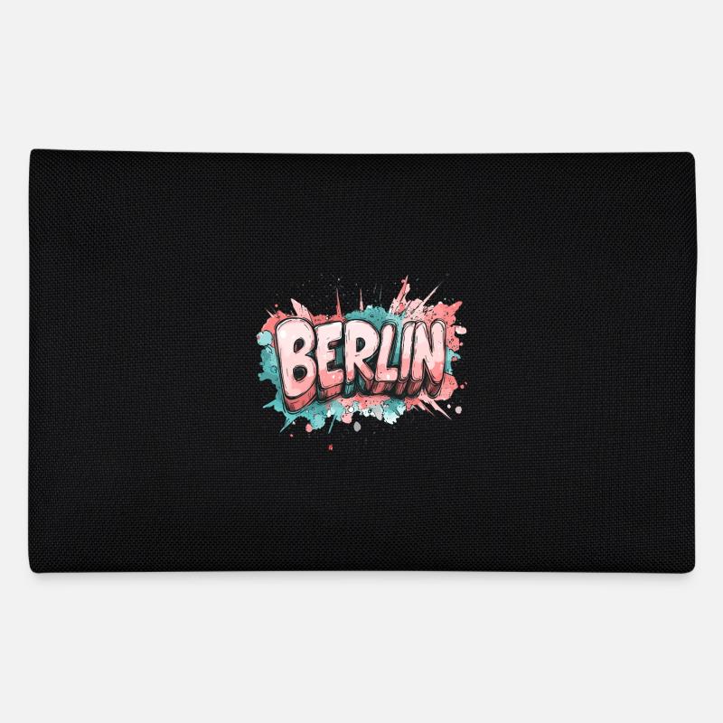 Berlin City Germany Colorful Graffiti Font Pencil Case