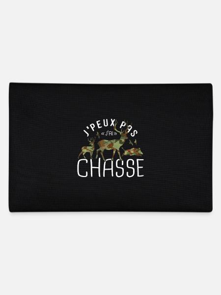 Je peux pas j'ai chasse humour chasseur cerf - Trousse - noir
