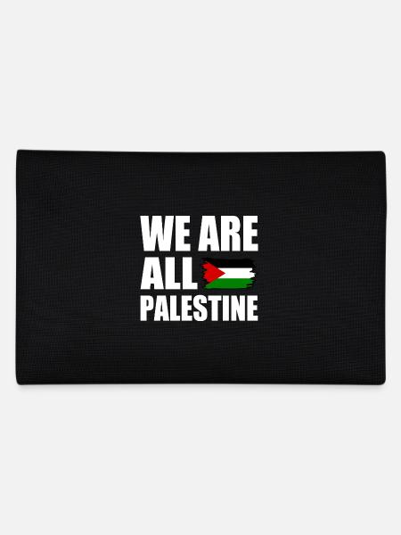 We are all palestine - Trousse - noir - Dos