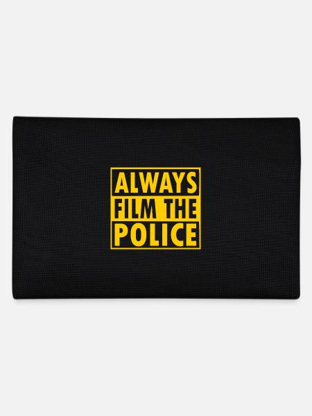 Always film the police - Federtasche - Schwarz - Hinten