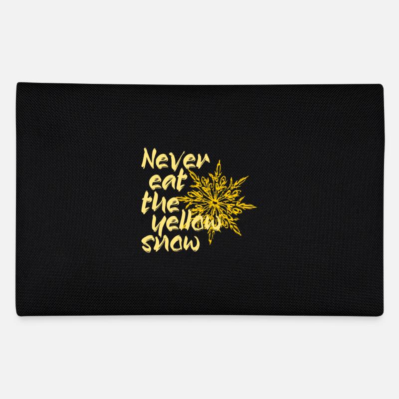 Never eat the yellow snow Federtasche