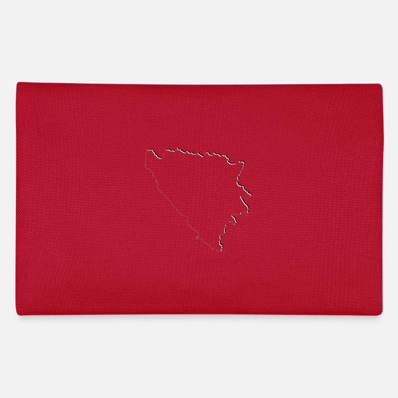 Carte de la Bosnie comme plan Trousse