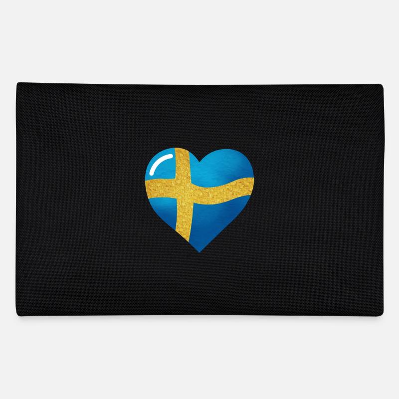 Sveriges flagga, le drapeau de la Suède en forme de Trousse