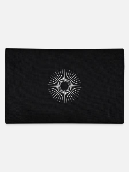 Lignes en cercle de toutes les couleurs vectorielles - Trousse - noir - Dos