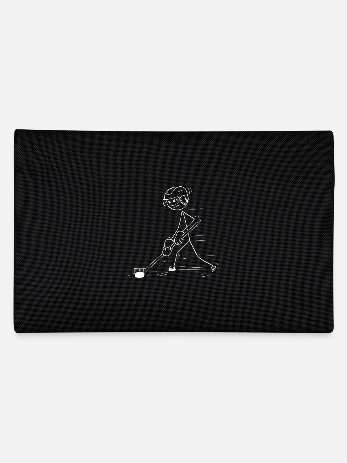 Eishockey - Federtasche - Schwarz - Hinten