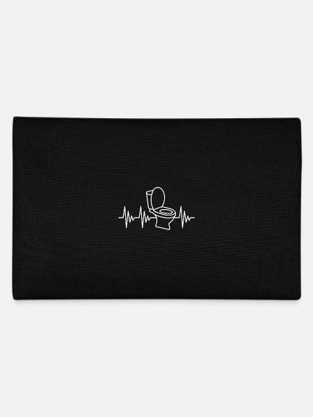 Battement de coeur toilettes toilettes - Trousse - noir - Dos