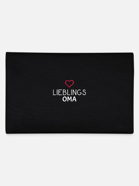 Lieblings Oma Herz - Federtasche - Schwarz
