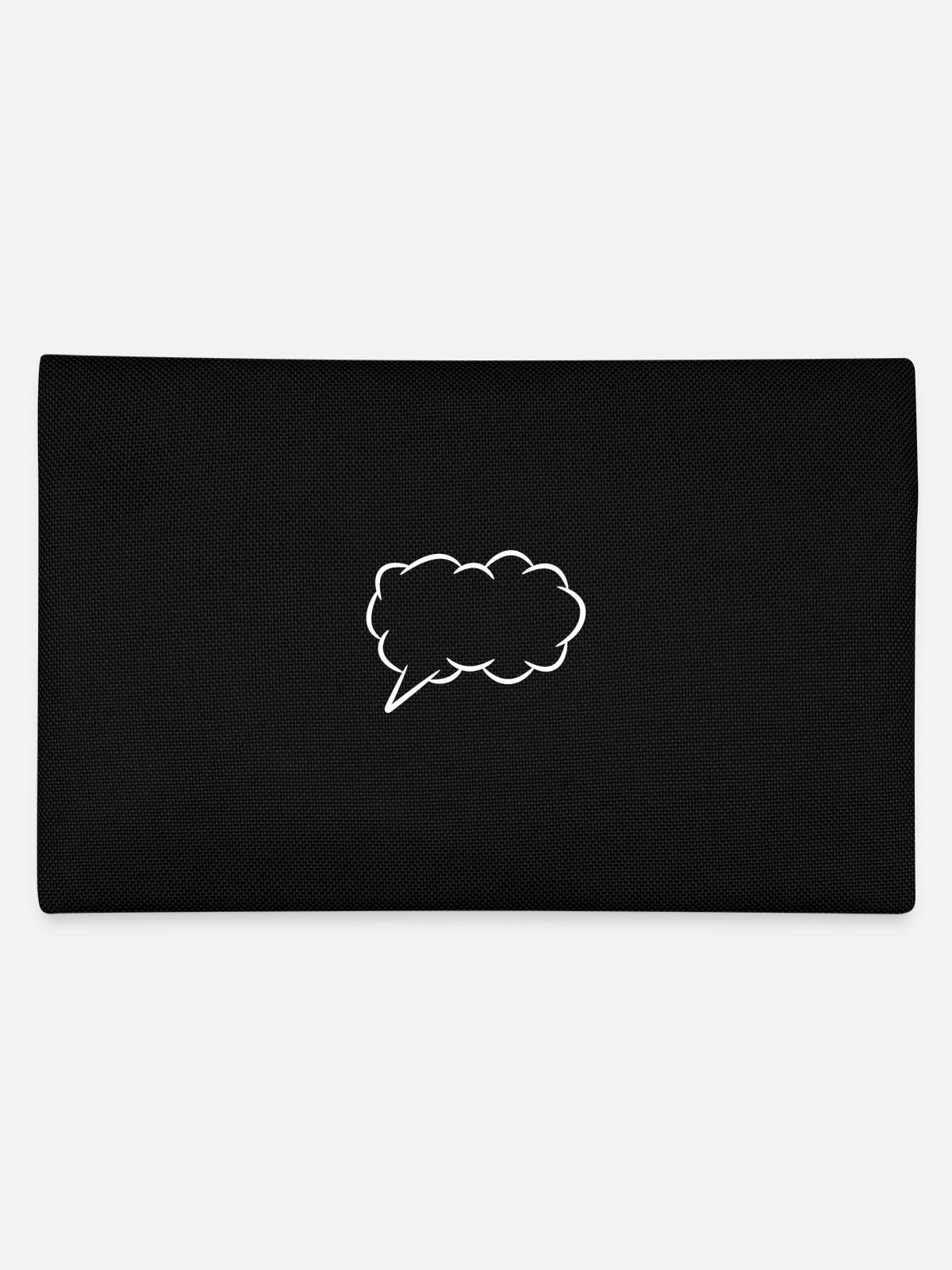 Bulle de pensée bulle - Trousse - noir - Dos