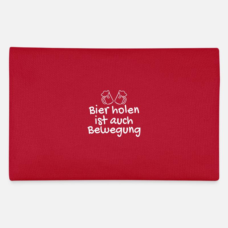 Bier holen ist auch Bewegung Federtasche