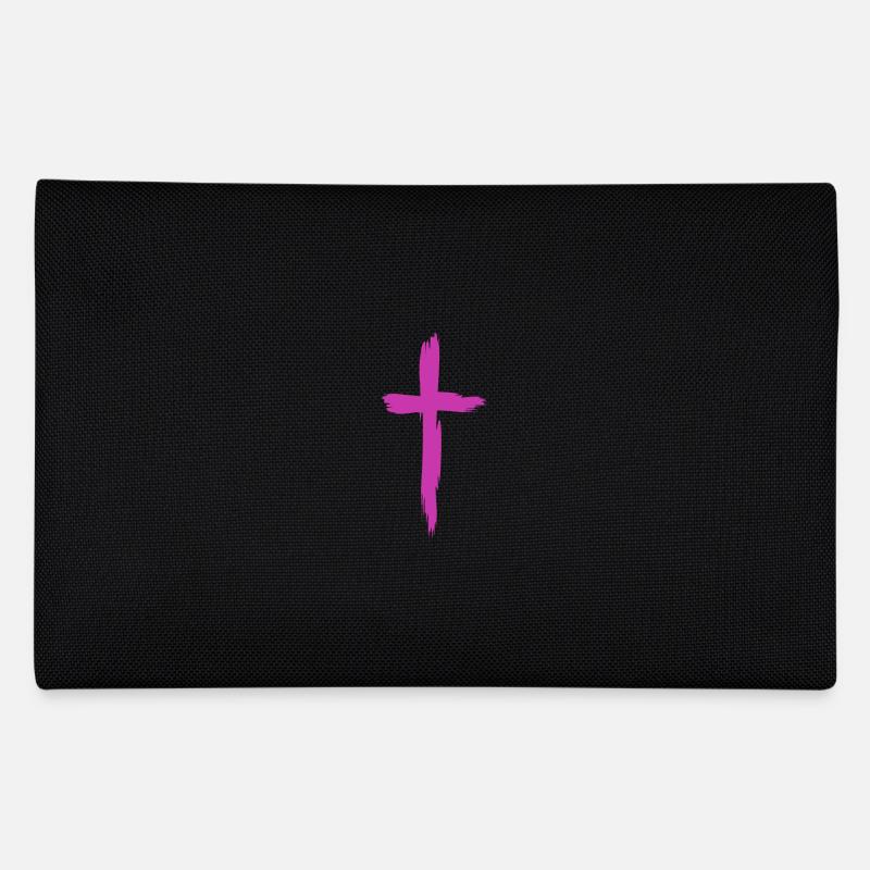 Croix christianisme religion violet - Trousse - noir