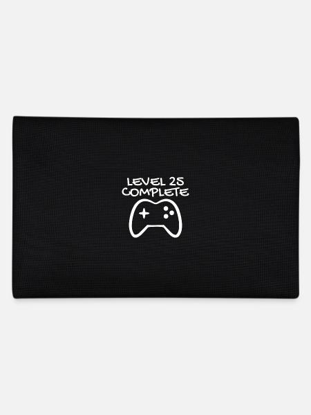 25 Geburtstag Level 25 Complete Geschnek - Federtasche - Schwarz - Hinten