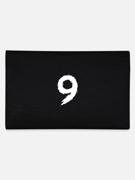 Zahl 9 - Federtasche - Schwarz - Hinten