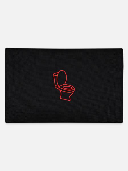 Toilette toilette cadeau d’humour - Trousse - noir - Dos