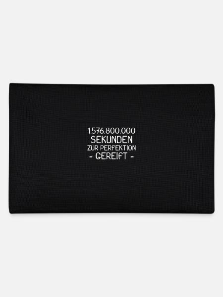 50 Geburtstag in Sekunde - 50. Geburtstag - Federtasche - Schwarz - Hinten