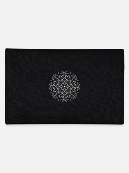Mandala - Pencil Case - black - Back