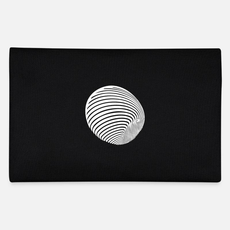 Geometric ball roll with stripes Pencil Case