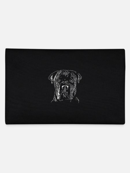 Hundeportrait für stolze Hundebesitzer - Federtasche - Schwarz - Hinten