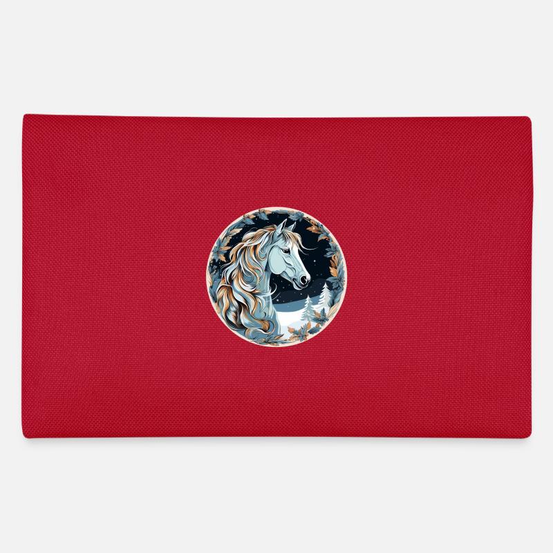 Horse Winter Boho Pencil Case