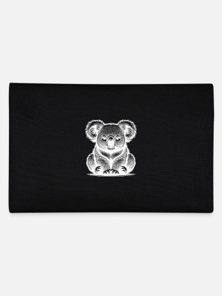 Niedlicher australischer Kinder Koala - Federtasche - Schwarz - Hinten