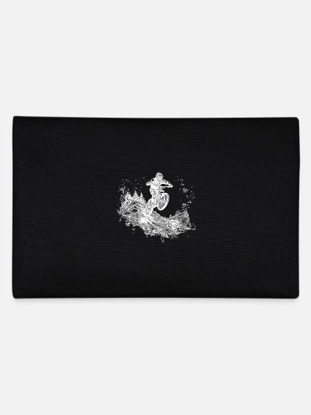 Cycliste VTT Montagne Descente Saut - Trousse - noir - Dos