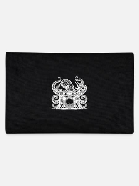 Pieuvre cool sur batterie - Trousse - noir - Dos