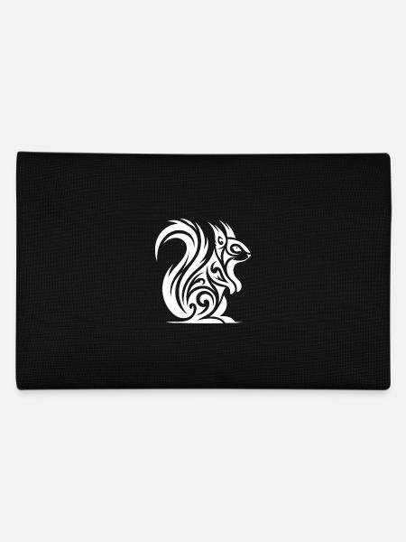 Écureuil mignon dans le style de tatouage - Trousse - noir - Dos