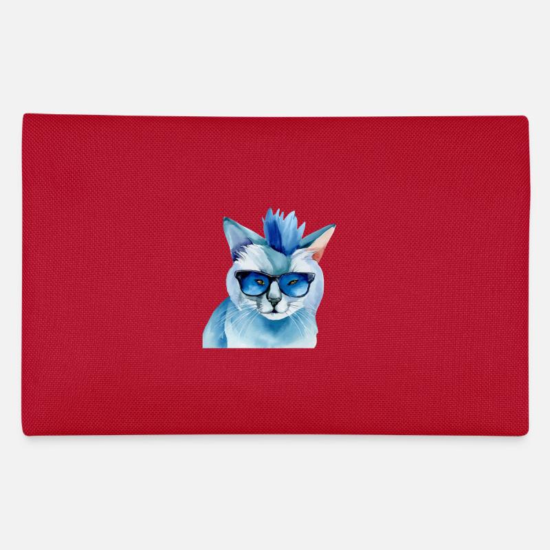 Punk Rock Cat with Sunglasses Gift Idea Pencil Case