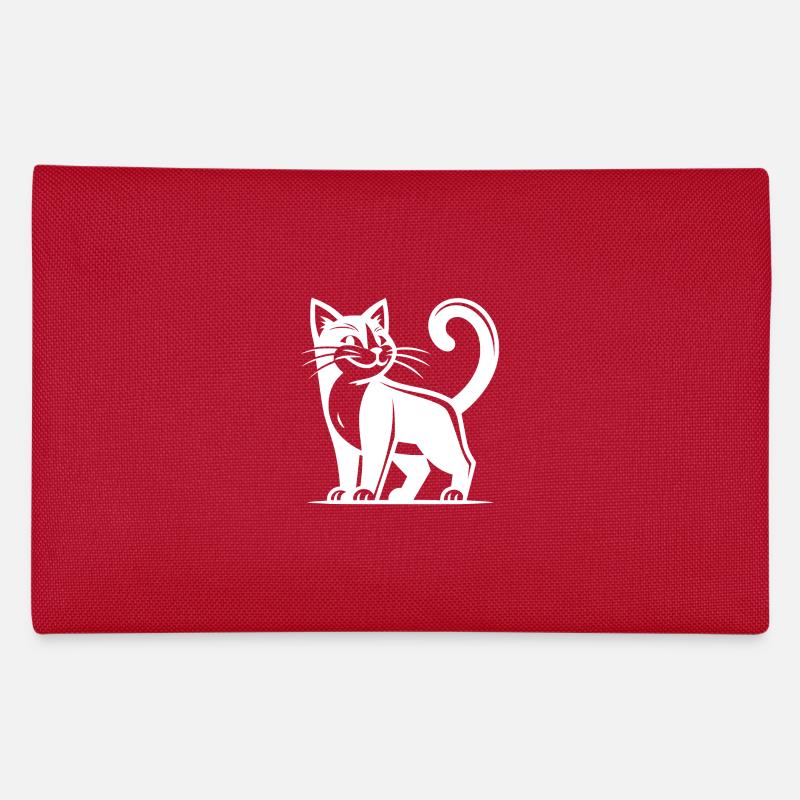 Chat domestique avec un drôle de look smartass Trousse