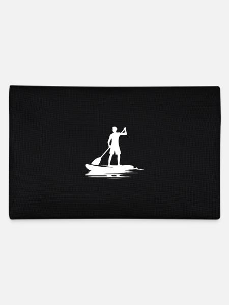 Paddelwanderung Stand Up Paddling Tour - Federtasche - Schwarz - Hinten