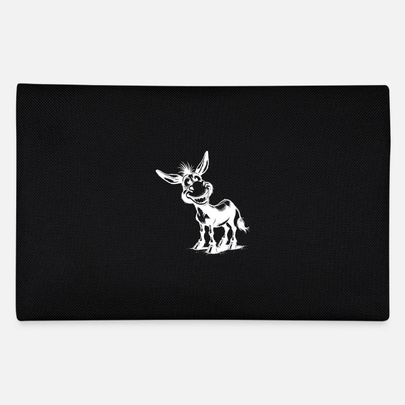 Âne souriant Dessin au crayon drôle Trousse