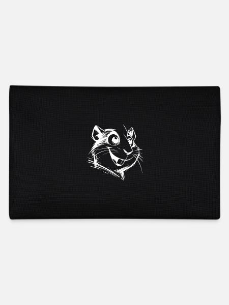 Cochon d’Inde pour enfants Portrait au crayon Croquis - Trousse - noir - Dos