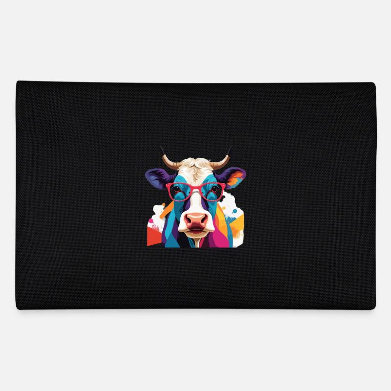 Cow Cool with Glasses Cool Pencil Case