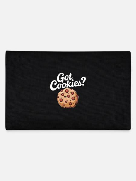 Cookies Cookie Biscuits Biscuits Chocolate - Pencil Case - black - Back