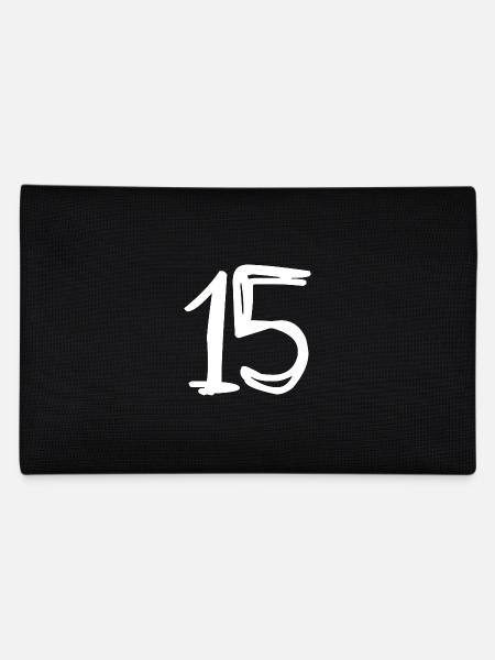 15 ANS. 15e ANNIVERSAIRE. ANNIVERSAIRE 15 ANS. 15 - Trousse - noir - Dos