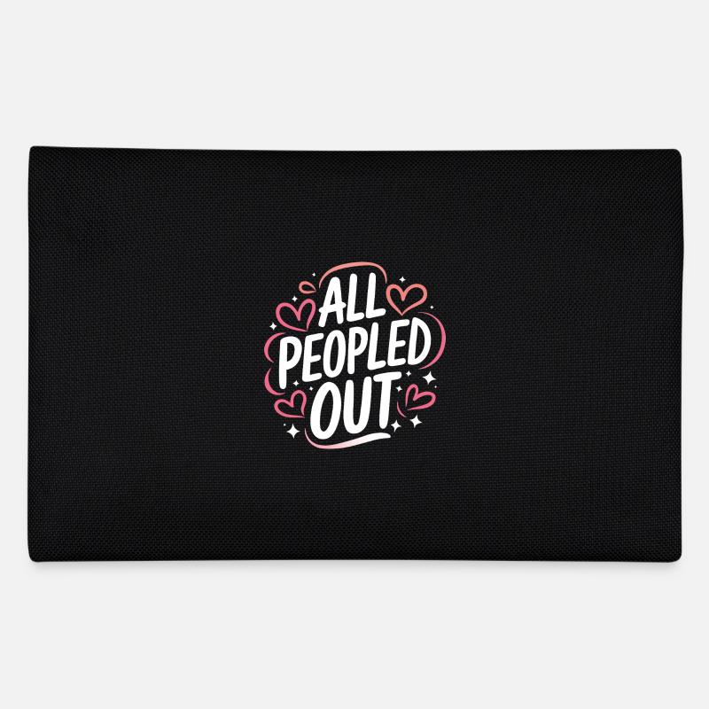 Introvertierter asozialer introvertierter Federtasche