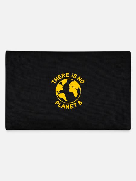There is no planet B - Federtasche - Schwarz - Hinten
