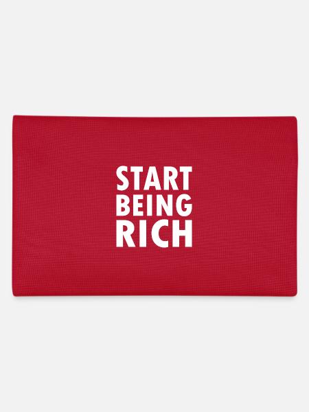 Start being rich - Federtasche - Rot - Hinten